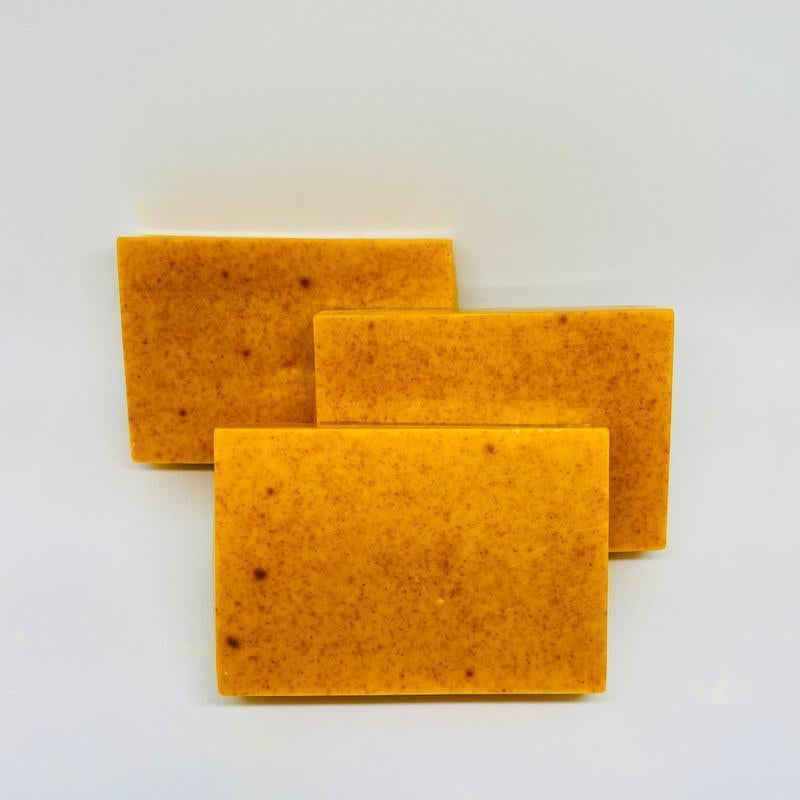 Revitalize Your Skin with 3PCS Turmeric Soap Set - Deep Cleansing & Moisturizing for Face and Body, Perfect for All Skin Types!