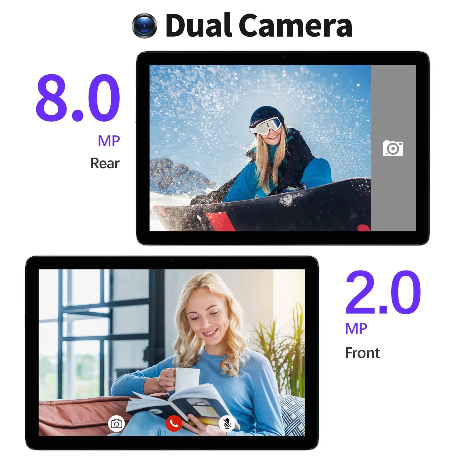 TAB11 Android 14 Tablet 10 Inch, 8GB(4+4 Expand) RAM + 128GB ROM, Octa Core, 5G Wifi, with Keyboard, Mouse, Case